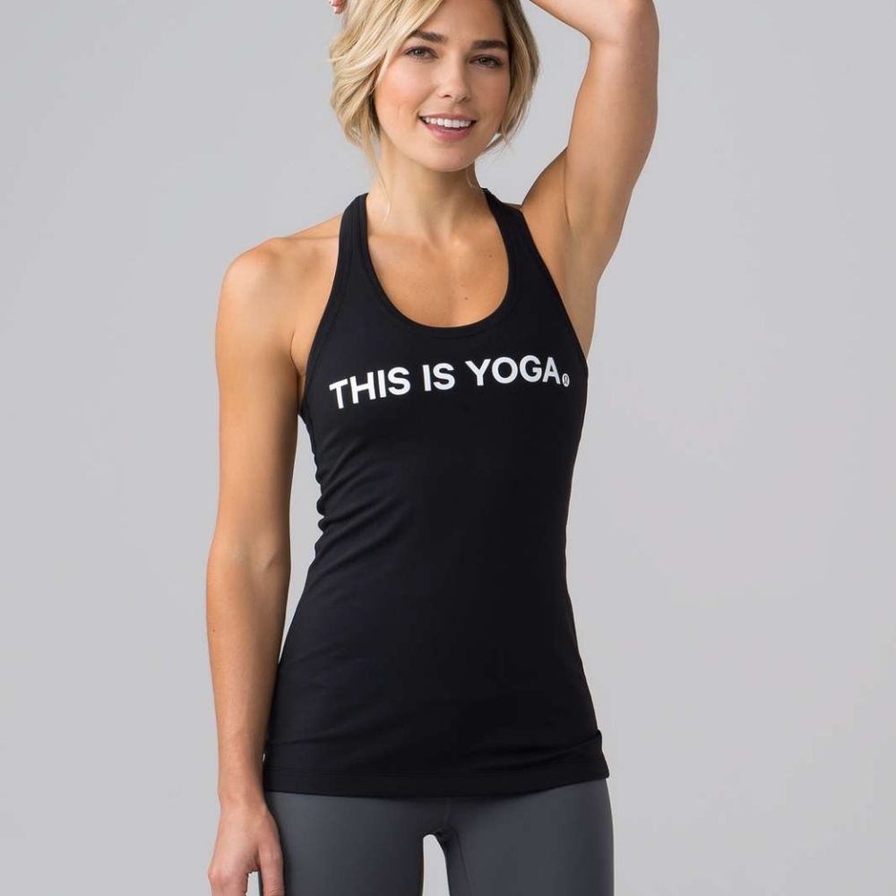 THIS IS YOGA RACERBACK TANK - Picture 3 of 4
